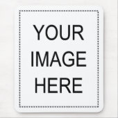 あなた自身の縦のマウスパッドを作成して下さい マウスパッド (正面)