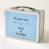 あなた自身の美しいカモメになる メタルランチボックス (正面)