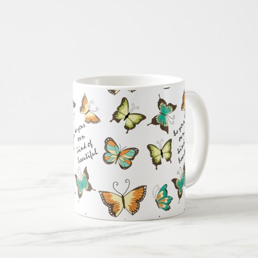 あなた自身の美しい蝶があって下さい コーヒーマグカップ (正面右)