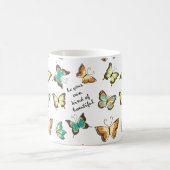 あなた自身の美しい蝶があって下さい コーヒーマグカップ (中央)