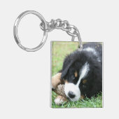 あなた自身の美しく完全な写真の記念品を加えて下さい キーホルダー (正面左)