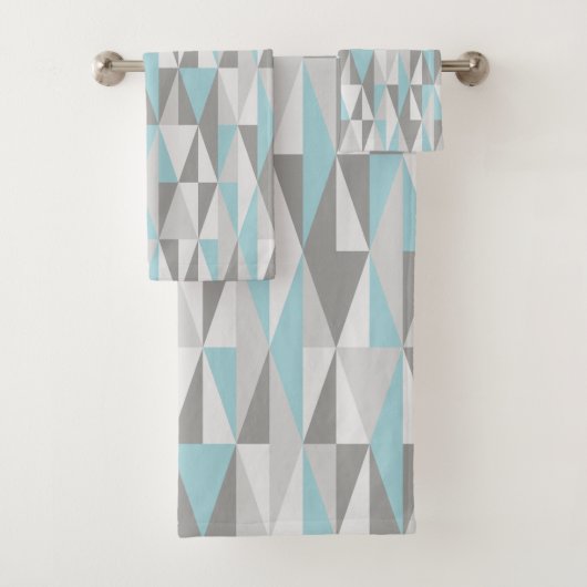 あなた自身の色の世紀半ばのモダンなスタイルのダイヤモンド バスタオルセット (インサイチュ)