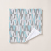 あなた自身の色の世紀半ばのモダンなスタイルのダイヤモンド バスタオルセット (ウォッシュタオル)