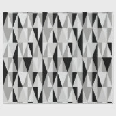 あなた自身の色の世紀半ばのモダンなスタイルのダイヤモンド ラッピングペーパー (フラット)