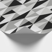 あなた自身の色の世紀半ばのモダンなスタイルのダイヤモンド ラッピングペーパー (角)