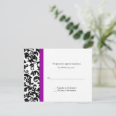 あなた自身の色の結婚式の応答カードを選んで下さい 出欠カード (スタンド正面)