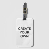 あなた自身の荷物のラベルのアップロードをあなたのイメージここに設計して下さい ラゲッジタグ (正面縦)