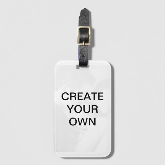 あなた自身の荷物のラベルのアップロードをあなたのイメージここに設計して下さい ラゲッジタグ (正面縦)