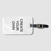 あなた自身の荷物のラベルのアップロードをあなたのイメージここに設計して下さい ラゲッジタグ (正面横)