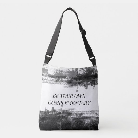 「あなた自身の補完しなさい」 クロスボディバッグ (正面)