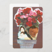 あなた自身の誕生の発表を作成して下さい 案内状 (正面/裏面)