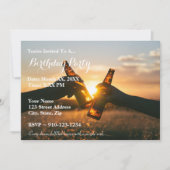 あなた自身の誕生日ビールパーティの招待状を作成して下さい 招待状 (正面)