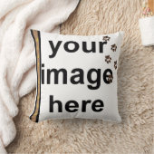 あなた自身の足のプリントのカスタムな写真ペットを作成して下さい クッション (ブランケット)