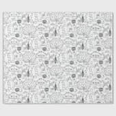 あなた自身の近隣を着色して下さい ラッピングペーパー (フラット)