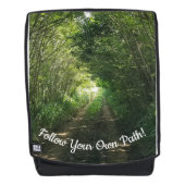 あなた自身の道を後を追って下さい バックパック (正面)