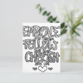 あなた自身の郵便はがきを着色して下さい ポストカード (スタンド正面)