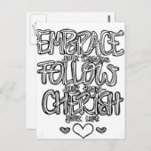 あなた自身の郵便はがきを着色して下さい ポストカード (正面/裏面)