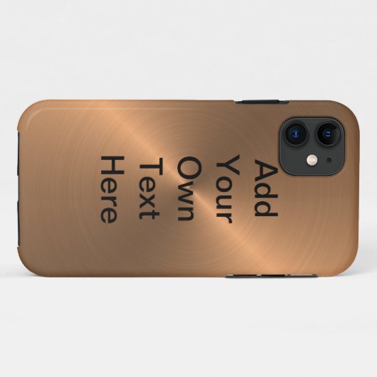 あなた自身の銅を設計して下さい Case-Mate iPhoneケース (裏面(横))