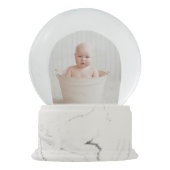 あなた自身の雪の地球のオンラインカスタムな写真を作成して下さい スノーグローブ (裏面)