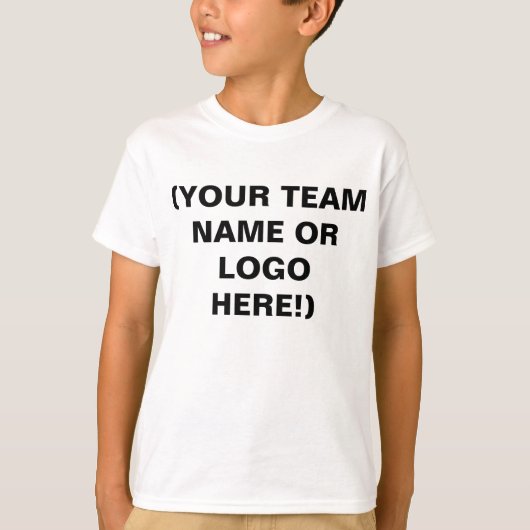 あなた自身の青年スポーツのチームJerseysを作って下さい Tシャツ (正面)