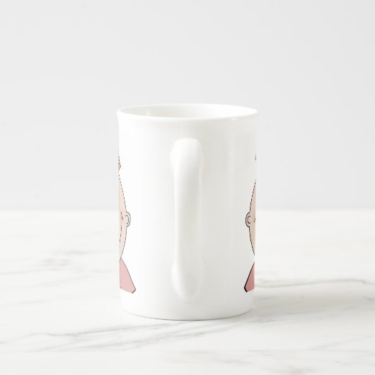 あなた自身の骨灰磁器のマグを作成して下さい ボーンチャイナマグカップ (裏面)