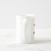 あなた自身の骨灰磁器のマグを作成して下さい ボーンチャイナマグカップ (裏面)