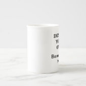 あなた自身の骨灰磁器のマグ-白--を設計して下さい ボーンチャイナマグカップ (正面)