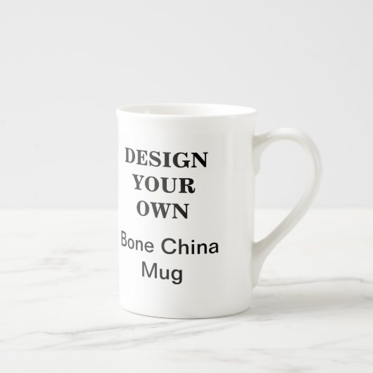 あなた自身の骨灰磁器のマグ-白--を設計して下さい ボーンチャイナマグカップ (右)