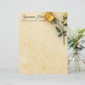 あなた自身の黄色バラを作成して下さい レターヘッド (スタンド正面)