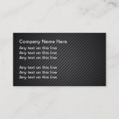 あなた自身の黒い金属の名刺を作って下さい 名刺 (正面)