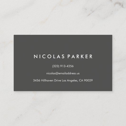 あなた自身の黒い革を作成して下さい 名刺 (裏面)