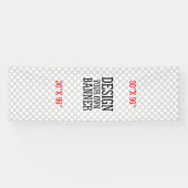 あなた自身の1 1step垂直印を設計し、作成して下さい 横断幕 (横)