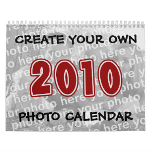 あなた自身の2010年の写真のカレンダーを作成して下さい カレンダー