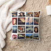 あなた自身の32にInstagramの写真のコラージュを作って下さい クッション (ブランケット)