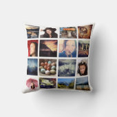 あなた自身の32にInstagramの写真のコラージュを作って下さい クッション (裏面)