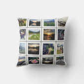 あなた自身の32写真パーソナライズなInstagramを作成して下さい クッション (裏面)