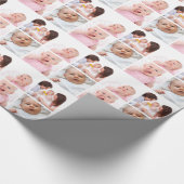 あなた自身の4つの写真を作成して下さい ラッピングペーパー (角)