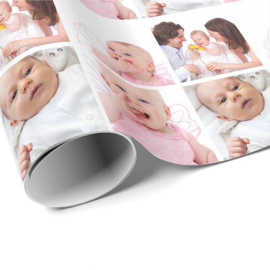 あなた自身の4つの写真を作成して下さい ラッピングペーパー (ロールコーナー)