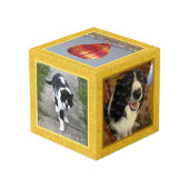 あなた自身の5正方形のInstagramの写真の蜂蜜を作成して下さい フォトキューブ (裏面アングル)