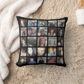 あなた自身の50の写真のInstagramの写真のコラージュを設計して下さい クッション (ブランケット)