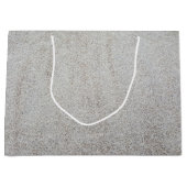 あなた自身の|の砂の質の写真を作成して下さい ラージペーパーバッグ (正面)