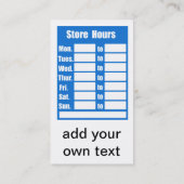 あなた自身のBusinesscardを設計して下さい 名刺 (裏面)