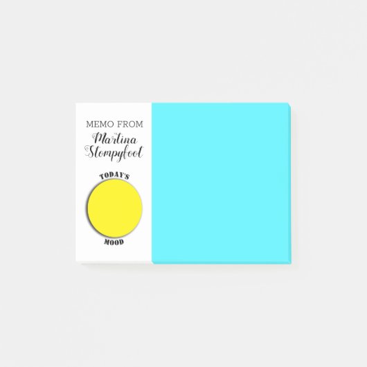 あなた自身のemojiの今日の気分のポスト・イットを引いて下さい ポストイット (正面)