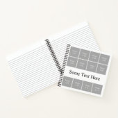 あなた自身のInstagramの写真のコレクションを作成して下さい ノートブック (内部)