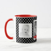 あなた自身のInstagramの家族写真を作成して下さい マグカップ (左)