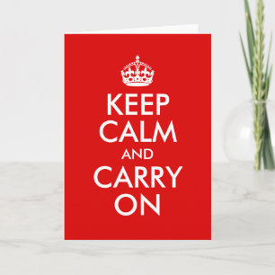 あなた自身のKeep Calm and Carry Onを作成して下さい カード