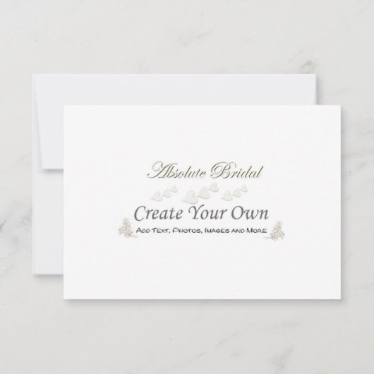 あなた自身のR.S.V.P.sを作成して下さい 出欠カード (裏面)