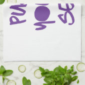 あなた自身をやる気を起こさせるなトレーニングの体育館押して下さい キッチンタオル (折り畳み)