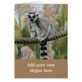 あなた自身をカスタマイズロープの写真のLemur