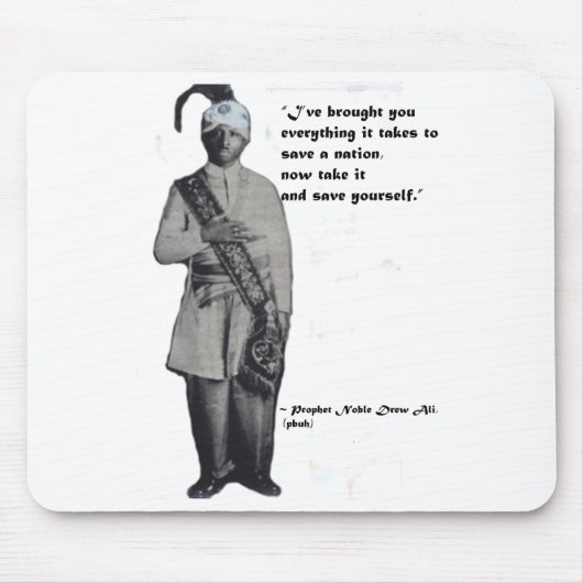 あなた自身をマウスパッド救って下さい マウスパッド (正面)